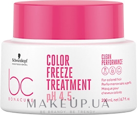 Маска для окрашенных волос - Schwarzkopf Professional Bonacure Color Freeze Treatment pH 4.5 — фото 200ml