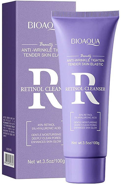 Пенка для лица с ретинолом - Bioaqua Retinol Face Cleanser — фото N1