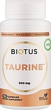 Парфумерія, косметика Дієтична добавка "Таурін", 500 мг - Biotus Taurine 