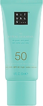 Парфумерія, косметика Крем для обличчя - Rituals The Ritual of Karma Sun Protection Face Cream SPF50