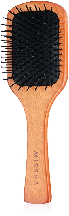 Расческа для волос - Missha Wooden Cushion Medium Hair Brush — фото N3
