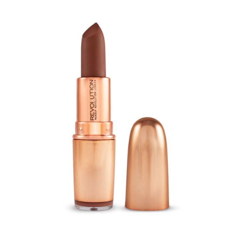 Помада для губ - Makeup Revolution Iconic Matte Nude Lipstick — фото N2