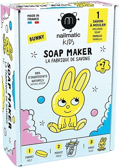 Набор для создания мыла "Сделай сам" - Nailmatic Bunny Soap Maker — фото N1