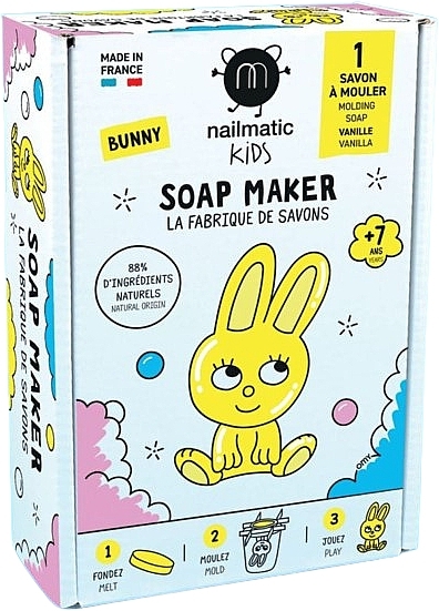 Набір для створення мила "Зроби сам" - Nailmatic Bunny Soap Maker — фото N1