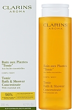 Пена для ванны - Clarins Tonic Bath & Shower Concentrate — фото N2