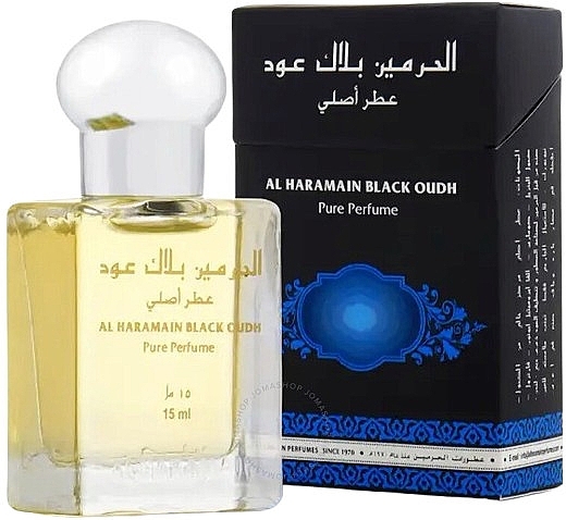 Al Haramain Black Oudh - Олійні парфуми — фото N1