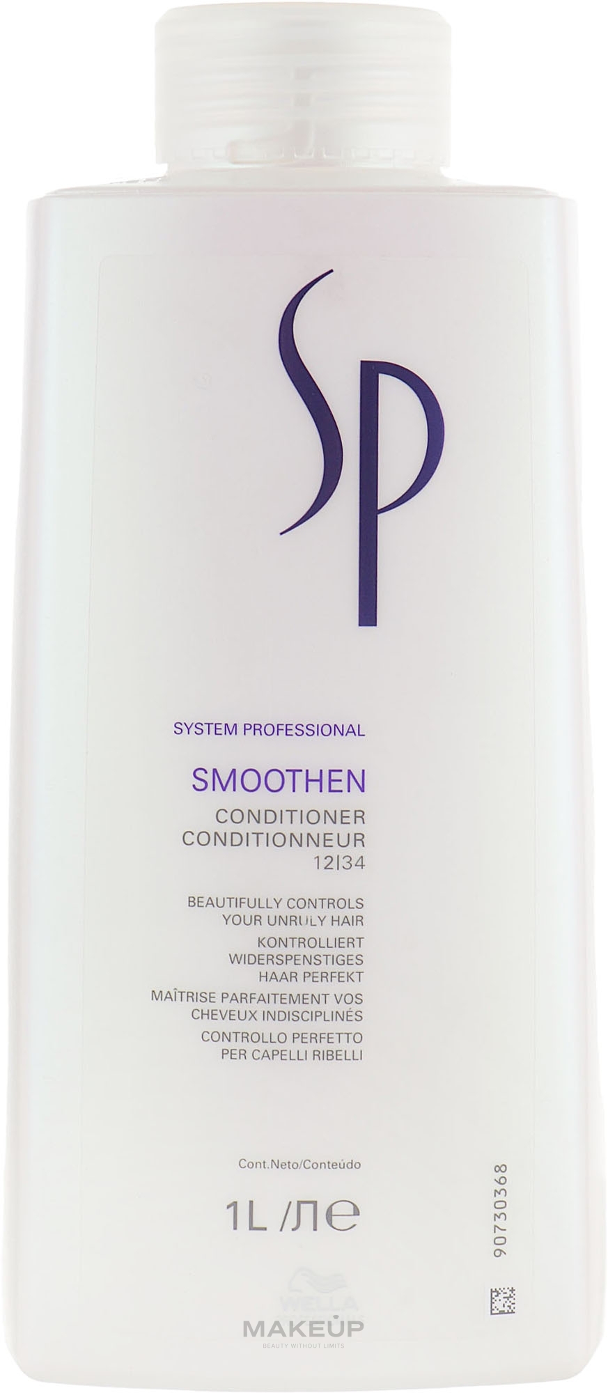 Відновлюючий кондиціонер для гладкості і еластичності волосся - Wella Professionals Wella SP Smoothen Conditioner — фото 1000ml