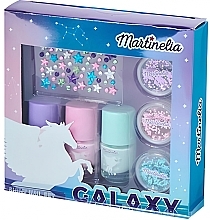 Парфумерія, косметика Блискучий набір для нігтів "Галактичні мрії" - Martinelia Galaxy Shiny Nail Set