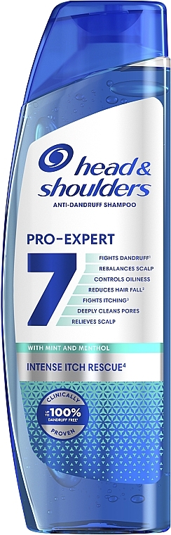 Шампунь проти лупи "М'ята і ментол" - Head & Shoulders Pro-Expert 7 With Mint And Menthol — фото N1