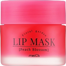 Парфумерія, косметика Бальзам-маска для губ "Квітка персика" - Med B Floral Garden Lip Mask Peach Blossom