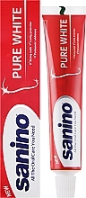 Зубна паста "Відбілювальна " - Sanino Pure White — фото N2