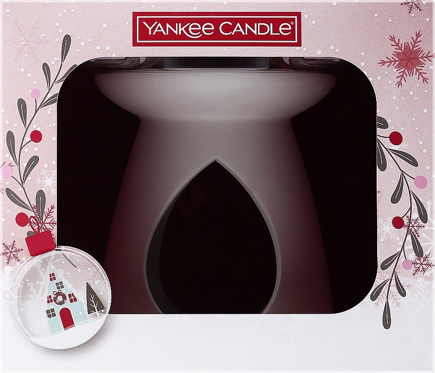 Набір - Yankee Candle Snow Globe Wonderland Gift Set (aromalamp/1pcs + wax/melt/3x22g) — фото N1