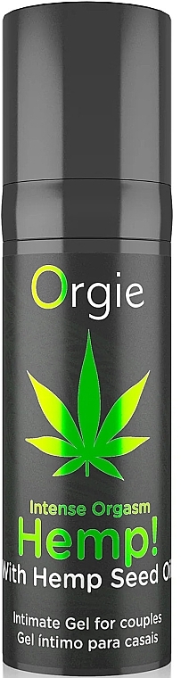 Збудливий гель з олією канабісу - Orgie Hemp! Intense Orgasm Intimate Gel — фото N1