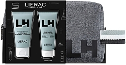 Парфумерія, косметика Набір - Lierac Premium Homme Moisturizing Gel (f/gel/50ml + sh/gel/50ml + bag)