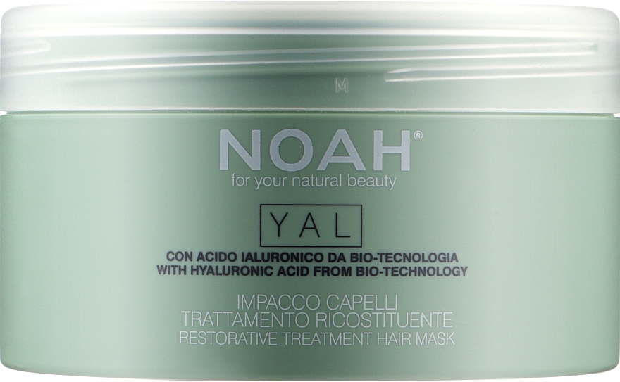 Відновлювальна лікувальна маска для волосся з гіалуроновою кислотою - Noah — фото N1