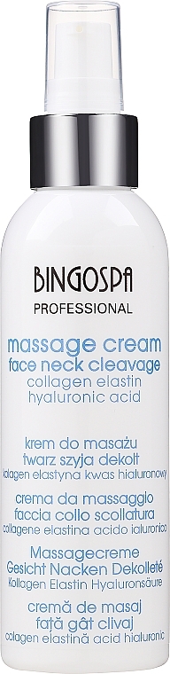 Крем для массажа с коллагеном и эластаном - BingoSpa Artline Massage Cream With Collagen