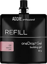 Духи, Парфюмерия, косметика Гель для наращивания ногтей - Adore Professional oneDrop Gel Cover Building Gel Refill (сменный блок)