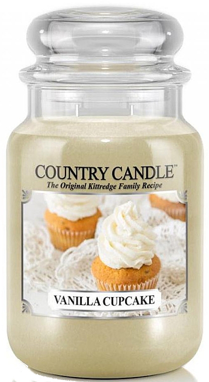 Ароматическая свеча "Ванильный капкейк" (банка) - Country Candle Vanilla Cupcake — фото N2