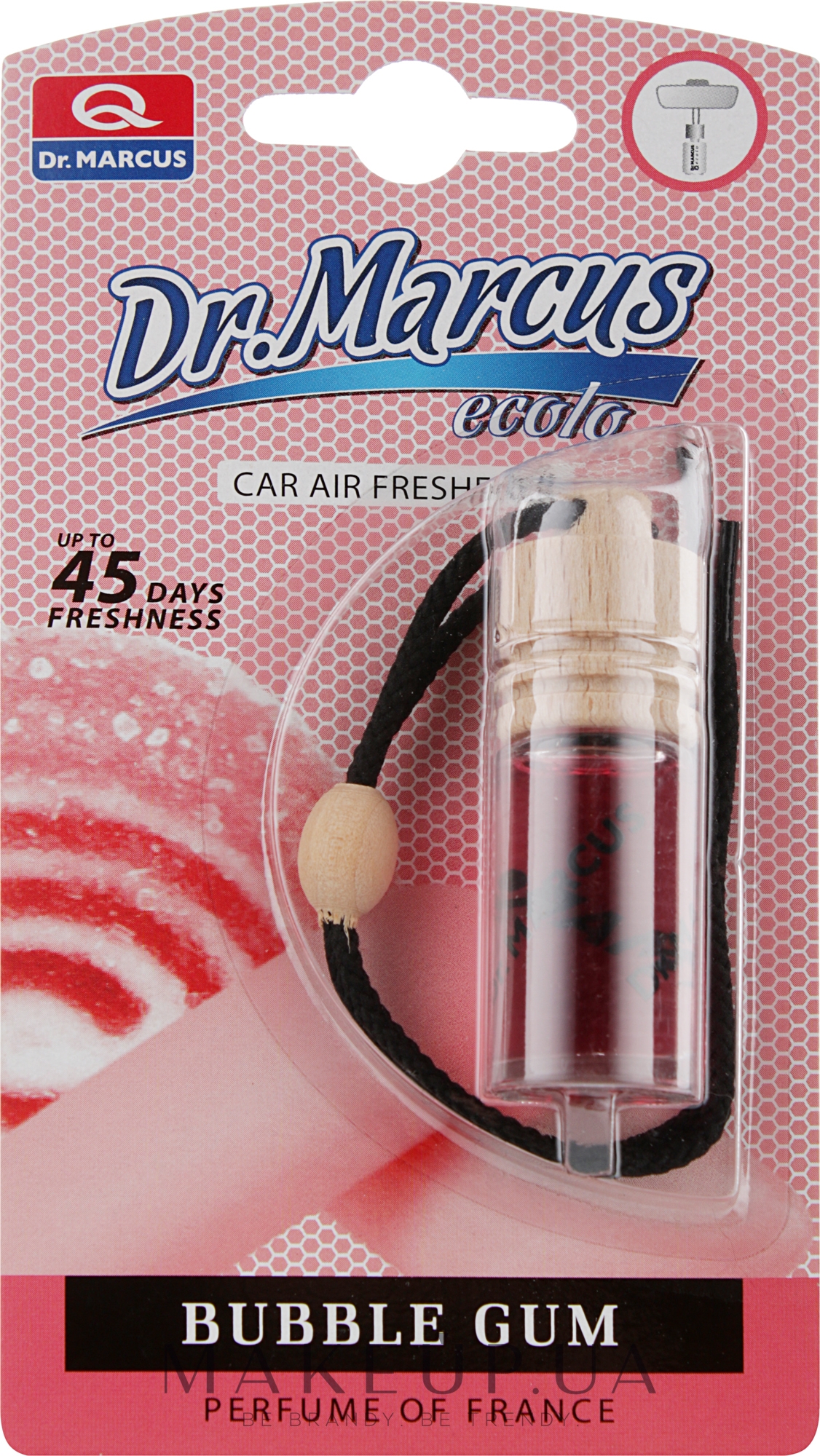 Ароматизатор для авто "Жевательная резинка" - Dr.Marcus Ecolo Bubble Gum — фото 4.5g