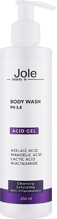 Гель для душу - Jole Body Wash AHA Acids Gel — фото N1