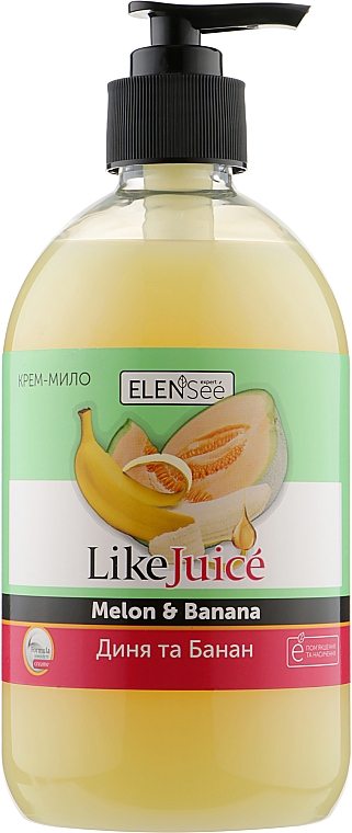 Крем-мыло "Дыня и банан" - ElenSee Like Juice (дой-пак)