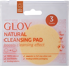 Многоразовые диски для снятия макияжа, 3 шт. - Glov Natural Cleansing Pads — фото N1