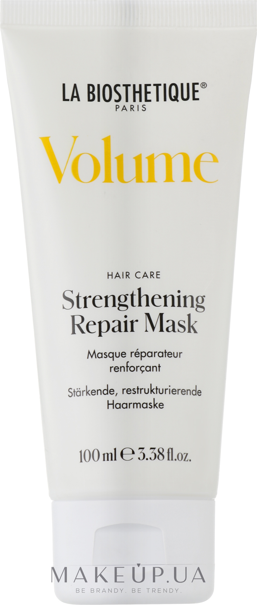Укрепляющая маска для придания объема волосам - La Biosthetique Volume Strengthening Repair Mask — фото 100ml