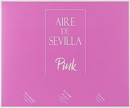 Парфумерія, косметика УЦІНКА Instituto Español Aire De Sevilla Pink - Набір (edt/150ml + sh/gel/150ml + b/cr/150ml) *