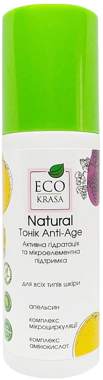 Тоник для лица "Anti-Age" - Eco Krasa Natural