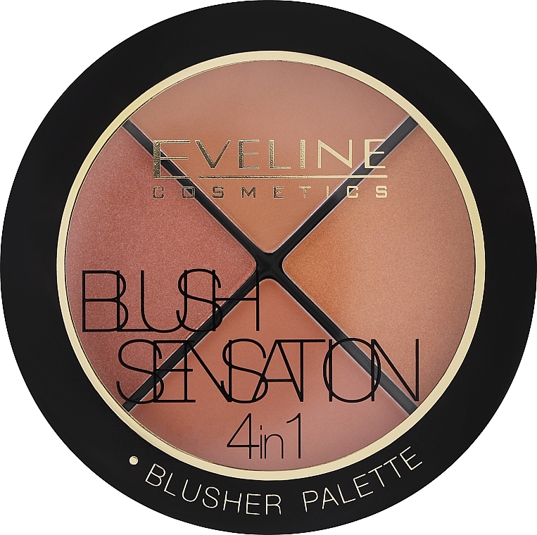 Палетка румян для лица - Eveline Cosmetics Blush Sensation 4in1 — фото N2