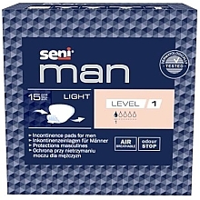 Парфумерія, косметика Урологічні прокладки для чоловіків Man Light Level 1, 15 шт. - Seni