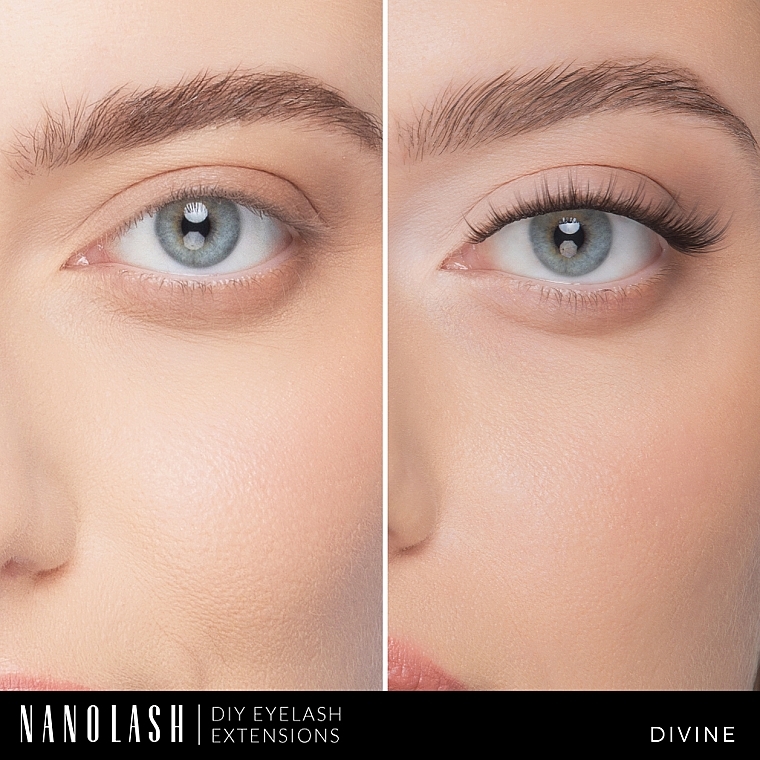 Накладные ресницы - Nanolash Diy Eyelash Extensions Divine — фото N3