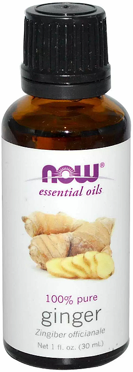Эфирное масло имбиря - Now Foods Essential Oils 100% Pure Ginger  — фото N1