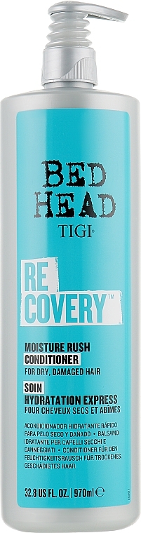 УЦЕНКА Кондиционер для сухих и поврежденных волос - Tigi Bed Head Recovery Moisture Rush Conditioner * — фото N4