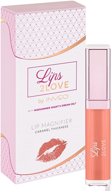 Бальзам для губ - Inveo Lips 2 Love Lip Magnifier Caramel Thickness  — фото N1