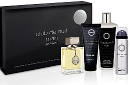 Armaf Club De Nuit Man - Набор (edt/105ml + deo/50ml + sh/gel/100ml + shampoo/250ml) — фото N1
