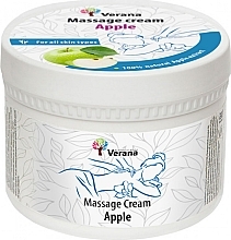 Крем для масажу "Яблуко" - Verana Massage Cream Apple — фото N1