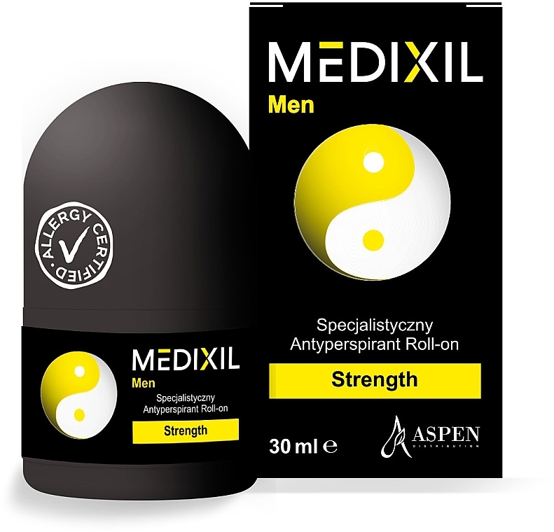 Антиперспірант для чоловіків - Medixil Men Strenght Antyperspirant Roll-On — фото N1