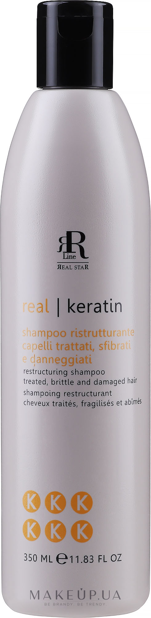 Шамунь для реконструкції волосся - RR Line Keratin Star — фото 350ml