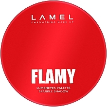 Палетка теней для век - LAMEL FLAMY Lumeneyes Palette — фото N2