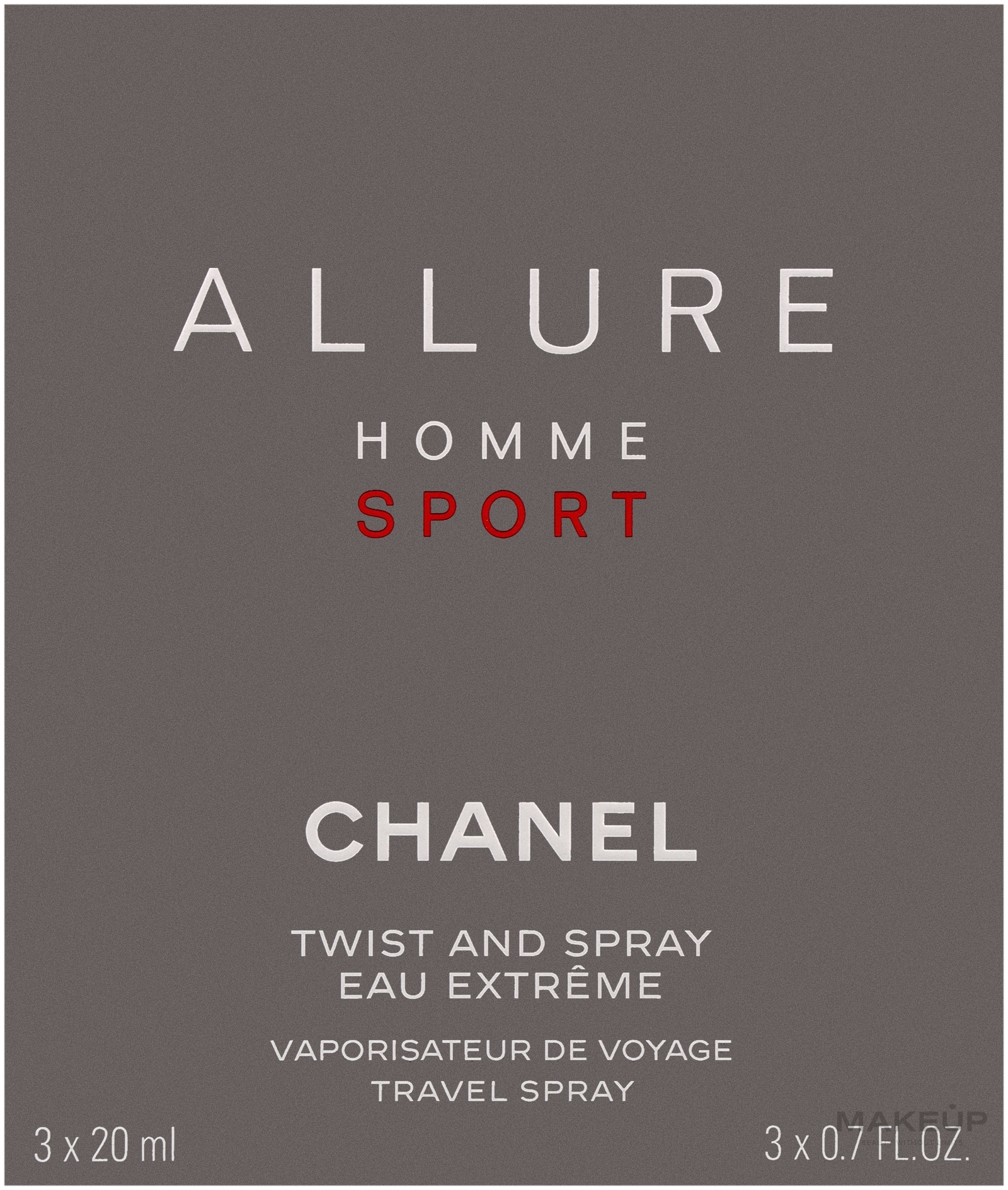 Chanel Allure Homme Sport Eau Extreme - Туалетная вода (edt/20ml + refills/2x20ml) — фото 3x20ml