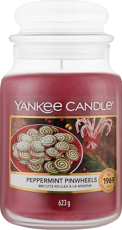 Ароматическая свеча "Мятные вертушки" - Yankee Candle Peppermint Pinwheels — фото N3