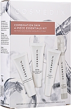 Набір - Cosmedix Combination Skin 4-Piece Essentials Kit (f/cleanser/15ml + f/ser/15ml + f/ser/15ml + f/mist/15ml) — фото N1