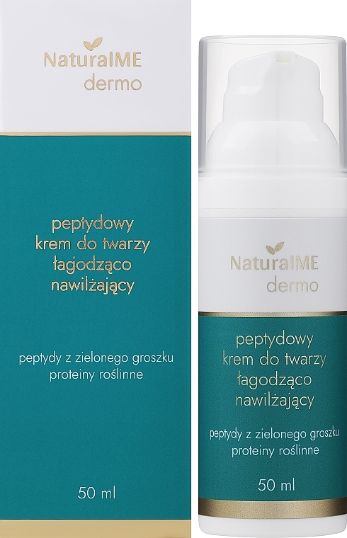 Пептидний зволожувальний крем для обличчя - NaturalME Dermo Peptide Cream — фото N1