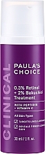 Парфумерія, косметика Омолоджувальний засіб із ретинолом та бакучіолом - Paula's Choice Clinical 0.3% Retinol + 2% Bakuchiol Treatment