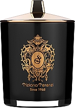 Парфумерія, косметика Tiziana Terenzi Black Fire Black Glass - Парфумована свічка з кришкою
