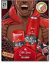 Набор - Old Spice The Legend Wolfthorn (sh/gel/250ml + deo/50ml + cards) — фото N2