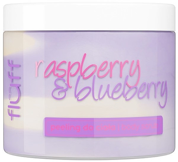 Скраб для тіла "Малина та чорниця" - Fluff Body Scrub Raspberry & Blueberry — фото N1