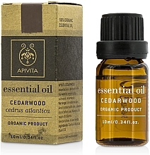 Эфирное масло "Кедр" - Apivita Aromatherapy Organic Cedar Oil — фото N1