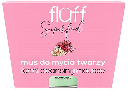 Очищающий мусс для лица "Малина и миндаль" - Fluff Facial Cleansing Mousse Raspberry & Almonds — фото N1